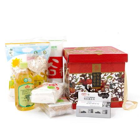 實谷園 百家福 有機食品禮盒 雜糧禮盒 有機禮品 5900g