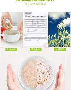 臺灣進口食品谷笑爺即食大燕麥片早餐谷物無糖沖飲麥片原味